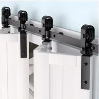 GarveeMore Schiebetür 182 cm Schiebetürsystem, Laufschiene