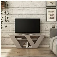 Decortie TV-Schrank Pipralla Moderner TV-Ständer Multimedia Mit Einlegeböden, 110 x 30 x 40 cm