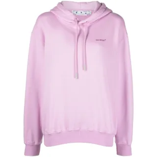 Off-White Diag Regular Fit Lila Lila Kapuzenpullover