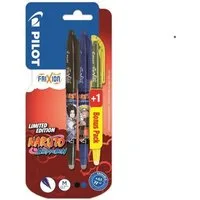 Pilot Pen Tintenroller Frixion Ball 0.7 + Marker - Set, (3-tlg., Naruto-Edition), radierbar