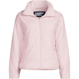 Leichte verstaubare Steppjacke für Damen in Plus-Größe, Damen, size: plus, Elfenbein, Nylon-Mischung, by Lands' End