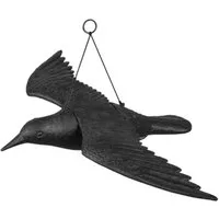 Bradas Vogel-Schreck Vogelschreck Vogelabwehr Rabe 61/44/13cm Bradas 8052