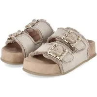 Paul Green Paul Green 6221-009 Damen Textil taupe Pantolette