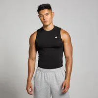 MP Herren Tempo nahtloses Tanktop mit Grafikelement – Schwarz - XXXL