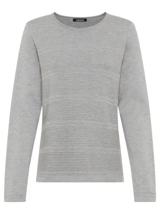 Olsen - Pullover Long Sleeves grey - Gr. - 38