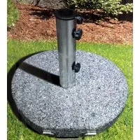 BURI Kunststoffschirmständer Granit Sonnenschirmständer 30kg Ø45cm Schirmfuß Schirmständer