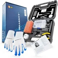 HASKYY Reifen-Reparaturset 60tlg. Auto-Reifen-Reparatur-Set Pannenset Flickzeug PKW LKW Motorrad