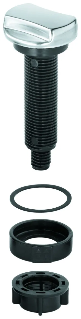 GROHE Drehgriff 42587 für Küchenspülen edelstahl, 42587SD0 42587SD0