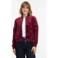 Ragwear Sweatjacke DORON VELVET weiche Samt Optik