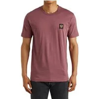 Belstaff T-Shirt Retro 1924 Patch Regular Fit Shirt Gesticktem Rand versehener Phoenix-Patch auf der Brust