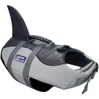AOKAY Rettungsweste Hundeschwimmweste Schwimmweste Badeanzug M Grau Schwimmen