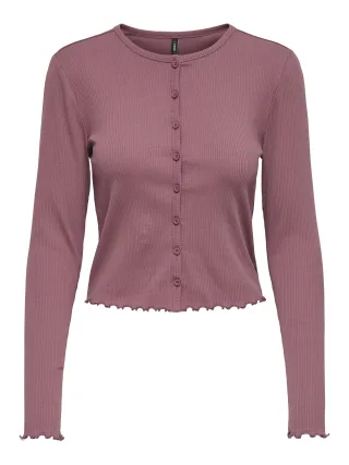 ONLY - ONLINA L/S CARDIGAN JRS Rose Brown - Gr. - XL
