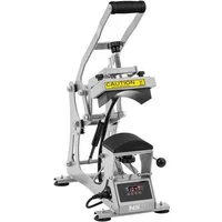 MSW Bügelsystem Kappenpresse Cap-Presse Hitzepresse 0 - 250 °C 360 W LCD-Anzeige Timer, 360 W