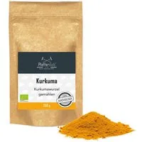 Pfefferdieb Gewürz Kurkuma (Gelbwurz), gemahlen, BIO, 250g, Süßlich mit einer herben Note und im Abgang erdig-holzig.