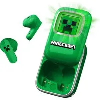 OTL Offiziell lizenzierte Minecraft Slide TWS-Ohrhörer Bluetooth-Kopfhörer (Bluetooth, Integriertes Mikrofon & Touch-Bedienung)