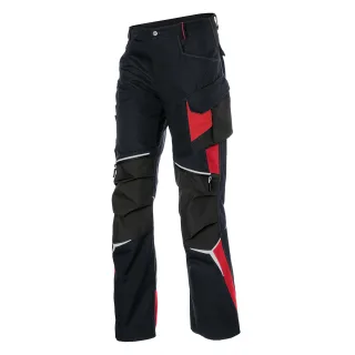 KÜBLER BODYFORCE Hose Pro schwarz/mittelrot 26 - 2125 5302-9955-26