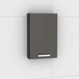 Artiqua 400 Wandschrank, Stahlgrau Metallic, 400-OST-1-45-R-17-7141-88 400-OST-1-45-R-17-7141-88