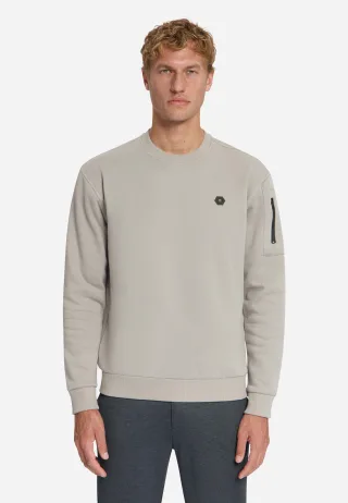No Excess - Sweater Crewneck Brushed inside clay - Gr. - M
