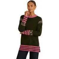 Love & Roses Rundhalspullover Love & Roses gemütlicher Pullover, Petite (1-tlg)