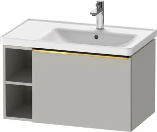 Duravit D-Neo Waschtischunterbau wandhängend Betongrau Matt 784x452x440 mm - DE4257034070000 DE4257034070000