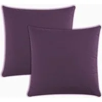 Müskaan Kissenbezug Kissenbezug 40x40 40x80 80x80 2er Pack Mikrofaser Kissenhülle, (2 Stück), mit Reißverschluss