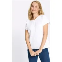 Sieh an! Klassische Bluse Schlupfbluse Kurzarm