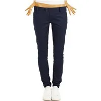 be styled Stoffhose Röhrige Damenhosen, slim fit Hüfthosen Chinohosen - Damen - h15a