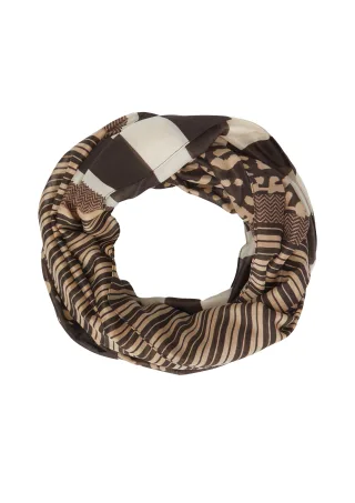 s.Oliver - Snood braun/mehrfarbig - Gr. - ONESIZE