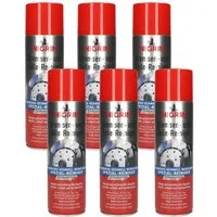 NIGRIN 6x Bremsen-Reiniger Spray Teile-Reiniger Enfettet Bremsenreiniger (6x Bremsen-Reiniger, [6-St. Set Nigrin Bremsen-Reiniger Spezial-Reiniger Motor Auto KFZ PKW)
