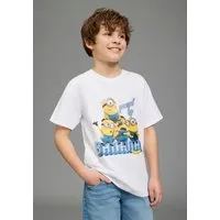 KIDSWORLD T-Shirt MINIONS T-Shirt: BANANAS für Jungen, Kurzarm, aus Baumwolle