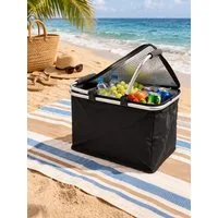 Antonio Einkaufskorb Antonio Thermo Einkaufskorb Kühltasche Kühlbox faltbar Farbe: schwarz