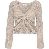 ONLY Strickpullover (1-tlg) Lochmuster