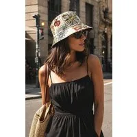 Ella Jonte Sonnenhut Bucket Hat - Modischer Wendehut mit Blumenmuster