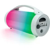BigBen PARTY Lite - white BT-Speaker/disco lighting/1 micro Bluetooth-Lautsprecher