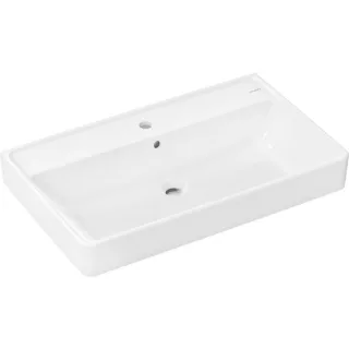 hansgrohe Xanuia Q Waschtisch 61136450 800x480mm, mit Hahnloch/Überlauf, SmartClean, weiß