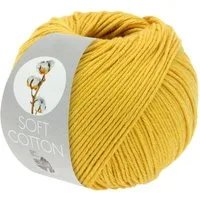 LANA GROSSA Soft Cotton Häkelwolle, 140 m