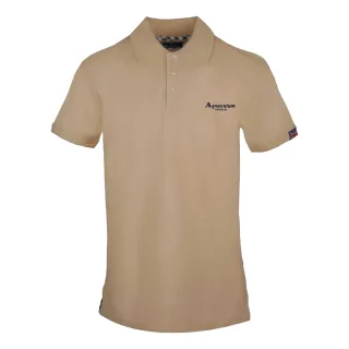 Aquascutum - Poloshirt für Herren, Logo (Beige)
