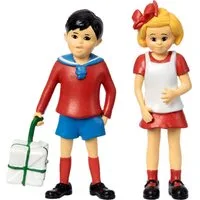 Pippi Langstrumpf Puppenhausmöbel Tommy & Annika Figurenset Mädchen