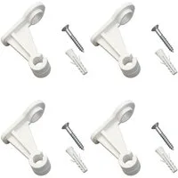 Siena Garden Spalier Wandbefestigung für Spaliere, 4 St., 4-teilig (1 Set)