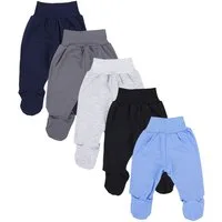 TupTam Schlupfhose TupTam Baby Unisex Hose mit Fuß Bunte 5er Pack