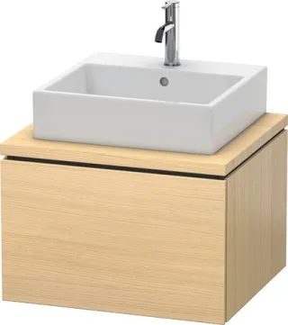 Duravit L-Cube Konsolenwaschtischunterbau wandhängend Mediterrane Eiche Matt 620x547x400 mm - LC5810 LC581007171