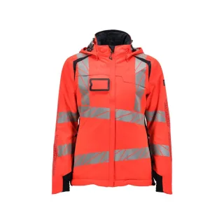 MASCOT Damen Winterjacke ACCELERATE SAFE Hi-vis Rot / Schwarzblau S - 19045-449-22210-S