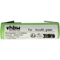 vhbw Akku passend für Kärcher WV2 Plus, WV2 Premium, WV1 Plus, WV50 Plus, Akku Akku Li-Ion 2000 mAh (3,6 V, 1 St), Leistungsfähiger Austausch-Akku für Werkzeug Powertools, Staubsauger
