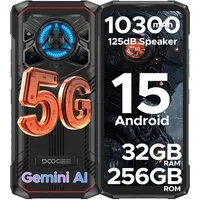 DOOGEE BLADE 20 PLAY AI 5G, 125dB Lautsprecher, Android 15 Smartphone (6.6 Zoll, 256 GB Speicherplatz, 8GB+256GB+2TB, 125dB Lautsprecher, 50MP+20MP, WiFi6/NFC/Face ID)