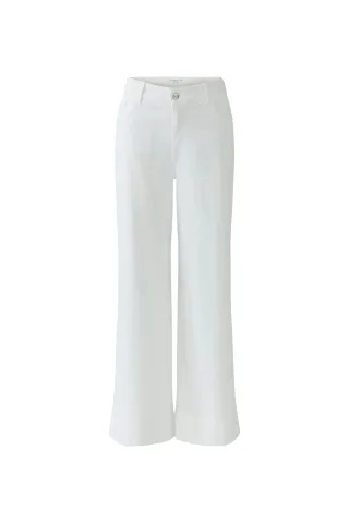Oui - Jeans Wide Leg optic white - Gr. - 38