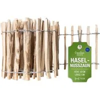 Creative Home Staketenzaun Staketenzaun Haselnusszaun Lattenabstand 7-9 cm