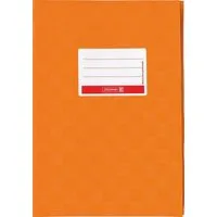 BRUNNEN Schulheft BRUNNEN Hefthülle A5 Orange - Robuster Schutz mit Stil