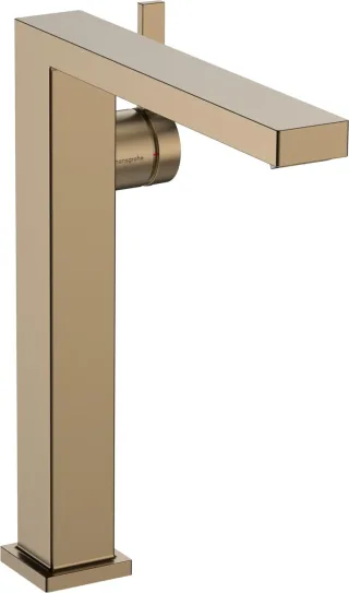 Hansgrohe Waschtischarmatur Tecturis E 240 Fine CoolStart mit Push-Open Ablaufgarnitur, brushed bron 73073140