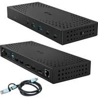 USB 3.0/USB-C/Thunderbolt, Triple 4K Docking Gen 2, Dockingstation DP, HDMI, PD
