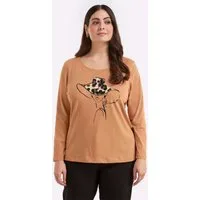 Sieh an! T-Shirt Langarm-Shirt Langarm